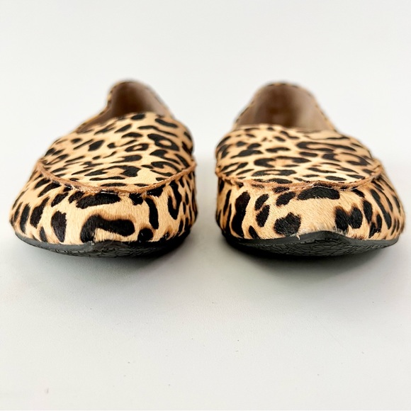 STEVE MADDEN | Featherl Leopard Print Fur Pointed Flats - Picture 6 of 15